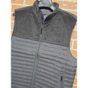 Untuckit Gosset Men's Quilted Puffer Vest Sz Large Insulated Zip Up With Pockets